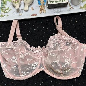 Fayreform pink lacy underwire bra - NWOT - 36FF